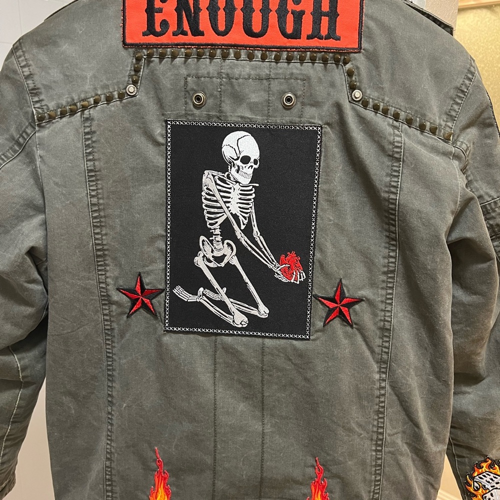 Mental health battle jacket (Large) - Picture 3 of 7